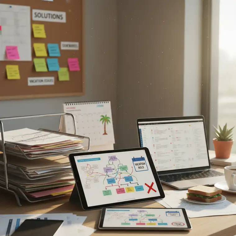 Dlaczego workflow dokumentów blokuje się podczas urlopów pracowników