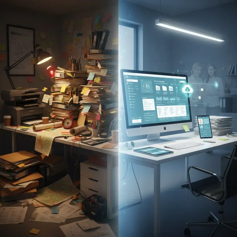 Pracownicy działu HR eliminują papierowe akta osobowe, wdrażając system workflow dla dokumentów kadrowych i redukując koszty biurowe