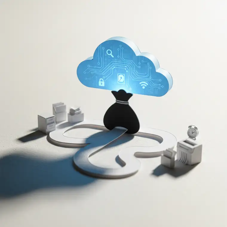 Nowoczesne biuro z cyfrowym archiwum dokumentów, porównanie papierowego archiwum i elektronicznego systemu zarządzania dokumentami