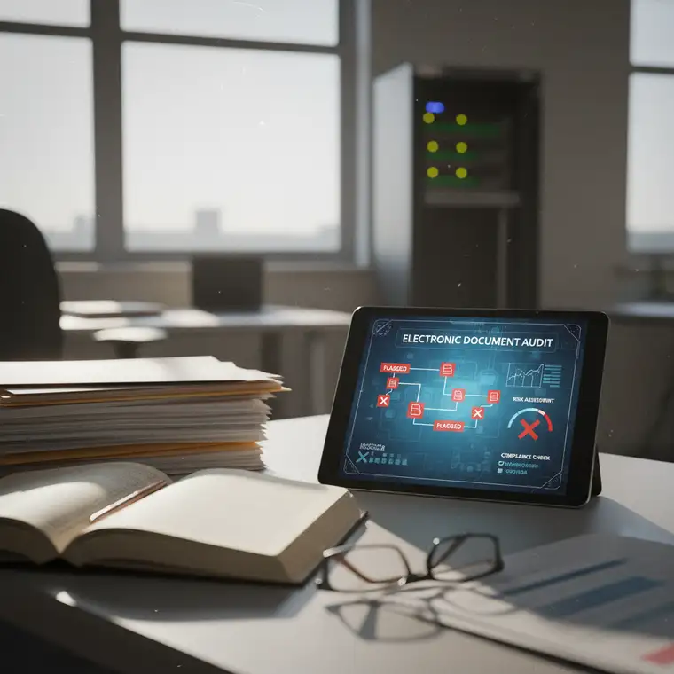 Kiedy audytor kwestionuje elektroniczny obieg dokumentów