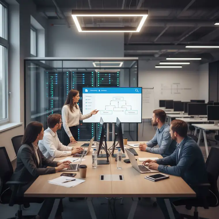 Administrator systemu DMS konfiguruje uprawnienia i workflowy, co wpływa na czas szkolenia zespołu z nowego oprogramowania