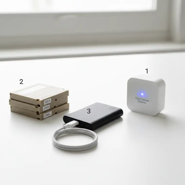 Schemat zasady backupu 3-2-1 – trzy kopie danych na dwóch nośnikach, jedna kopia w innej lokalizacji, bezpieczeństwo dokumentów firmowych